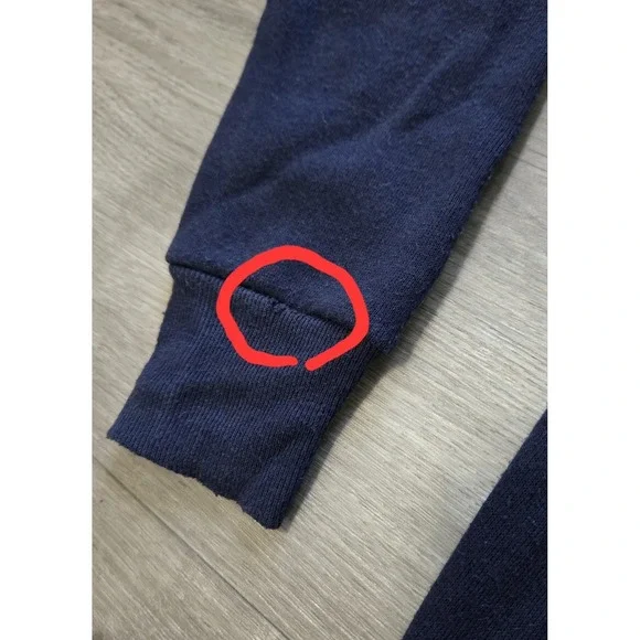 Vintage Coca-Cola Polar Bear Sweatshirt Medium Navy Crewneck 1995 90s - Picture 7 of 12